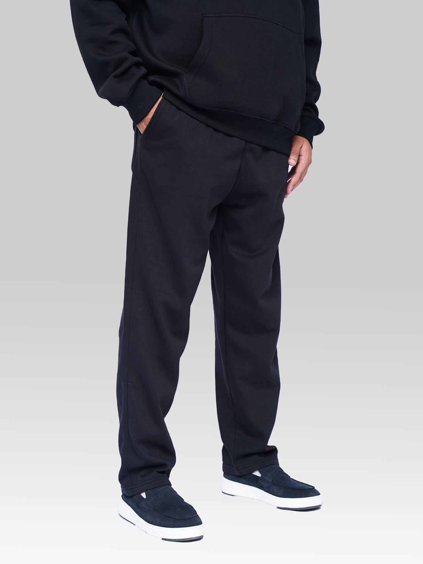 Core Comfort Cotton Pants Black