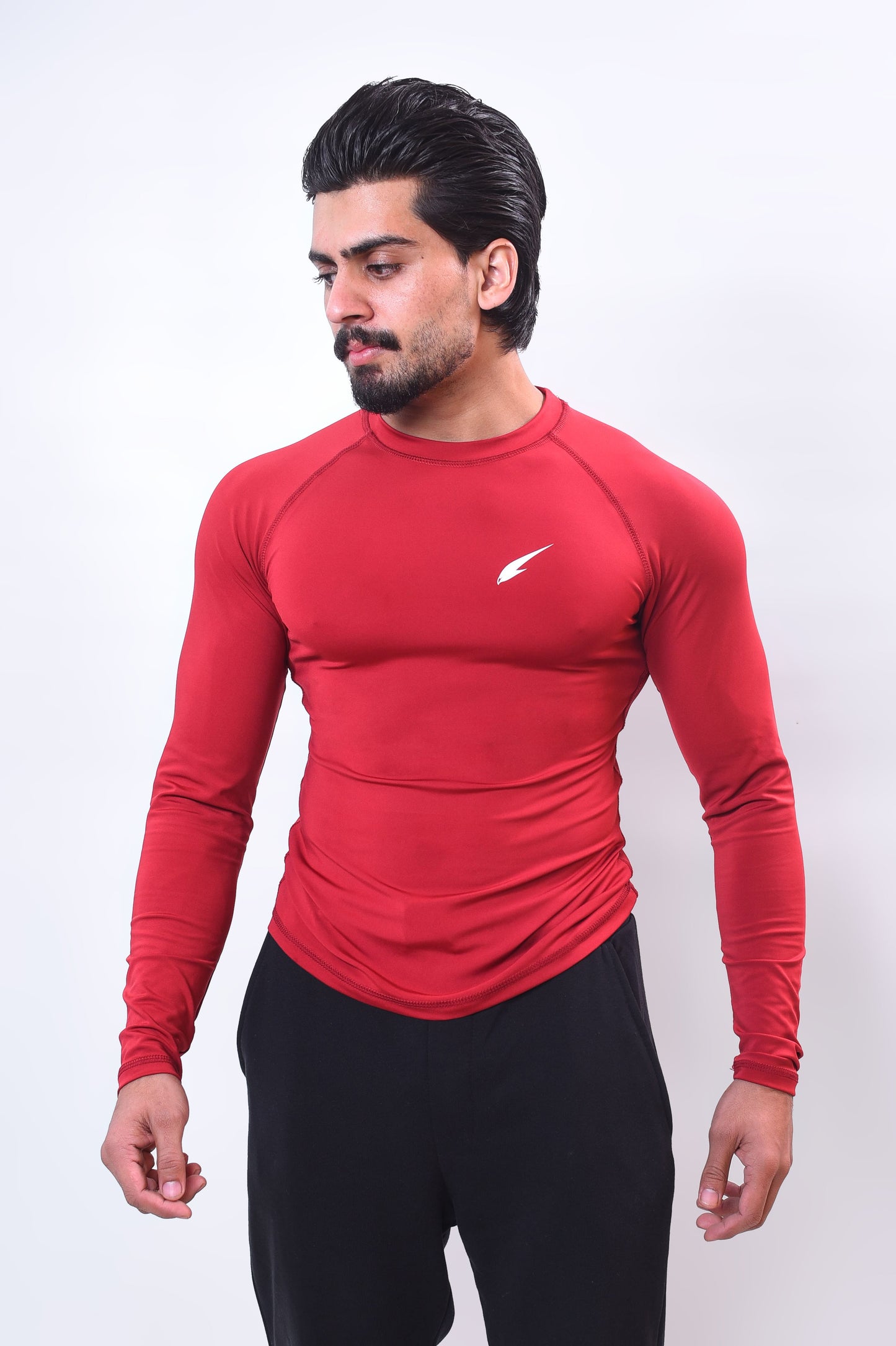 Ignite Performance Compression Long Sleeves Maroon