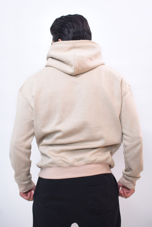 Classic Oversized Hoodie – Beige