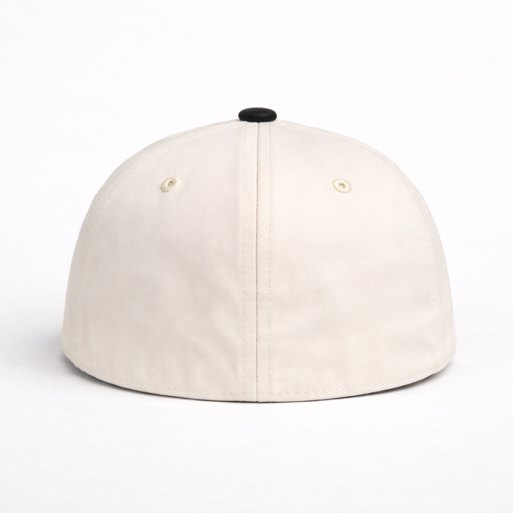 Shozef Fitted Cap off-white