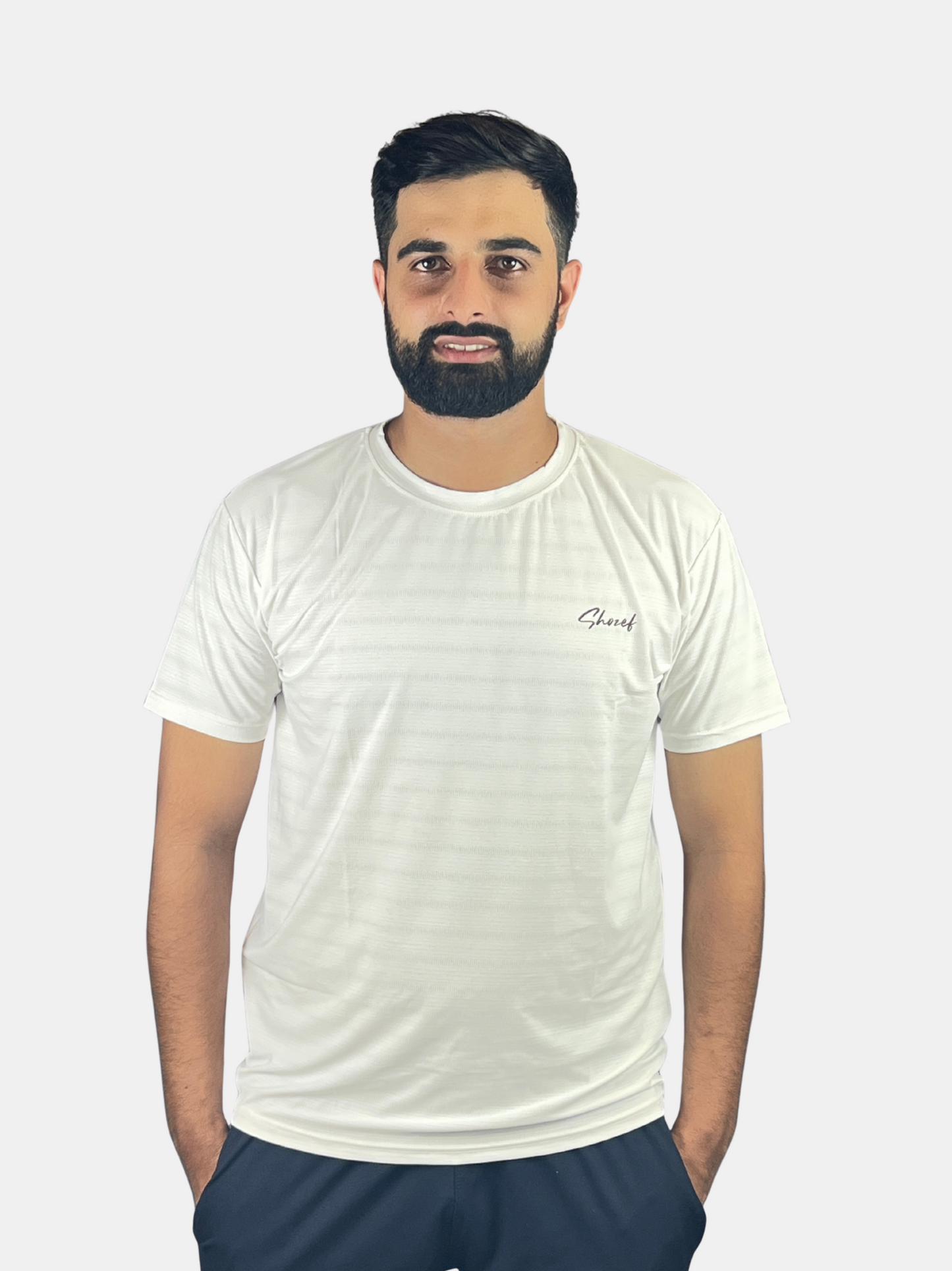 Shozef Elite Dryfit imported Tee - White