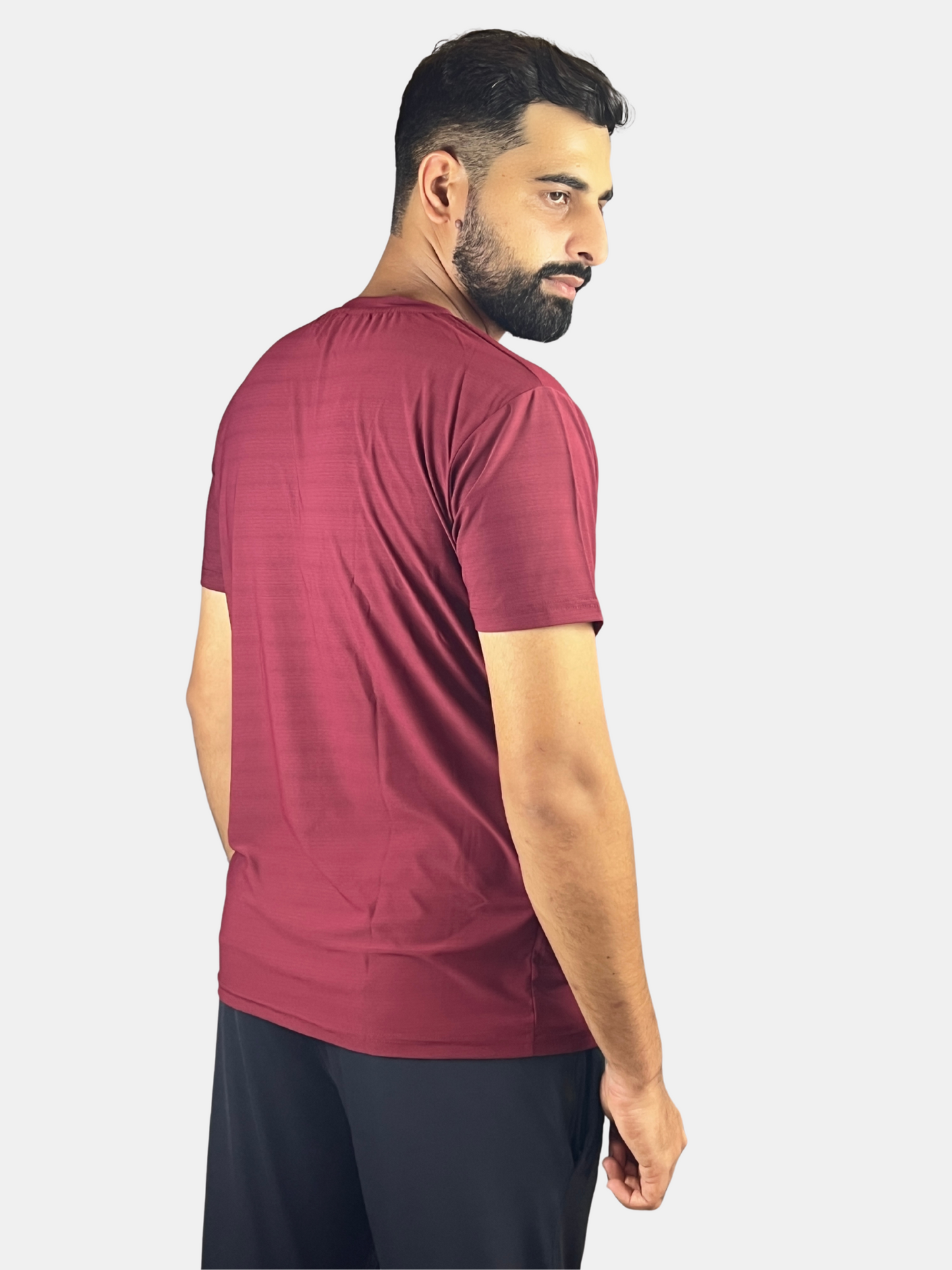 Shozef Elite Dryfit imported Tee -Maroon