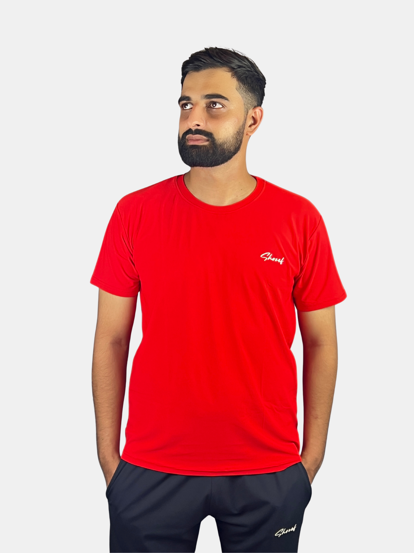 Shozef Elite Dryfit imported Tee - Red