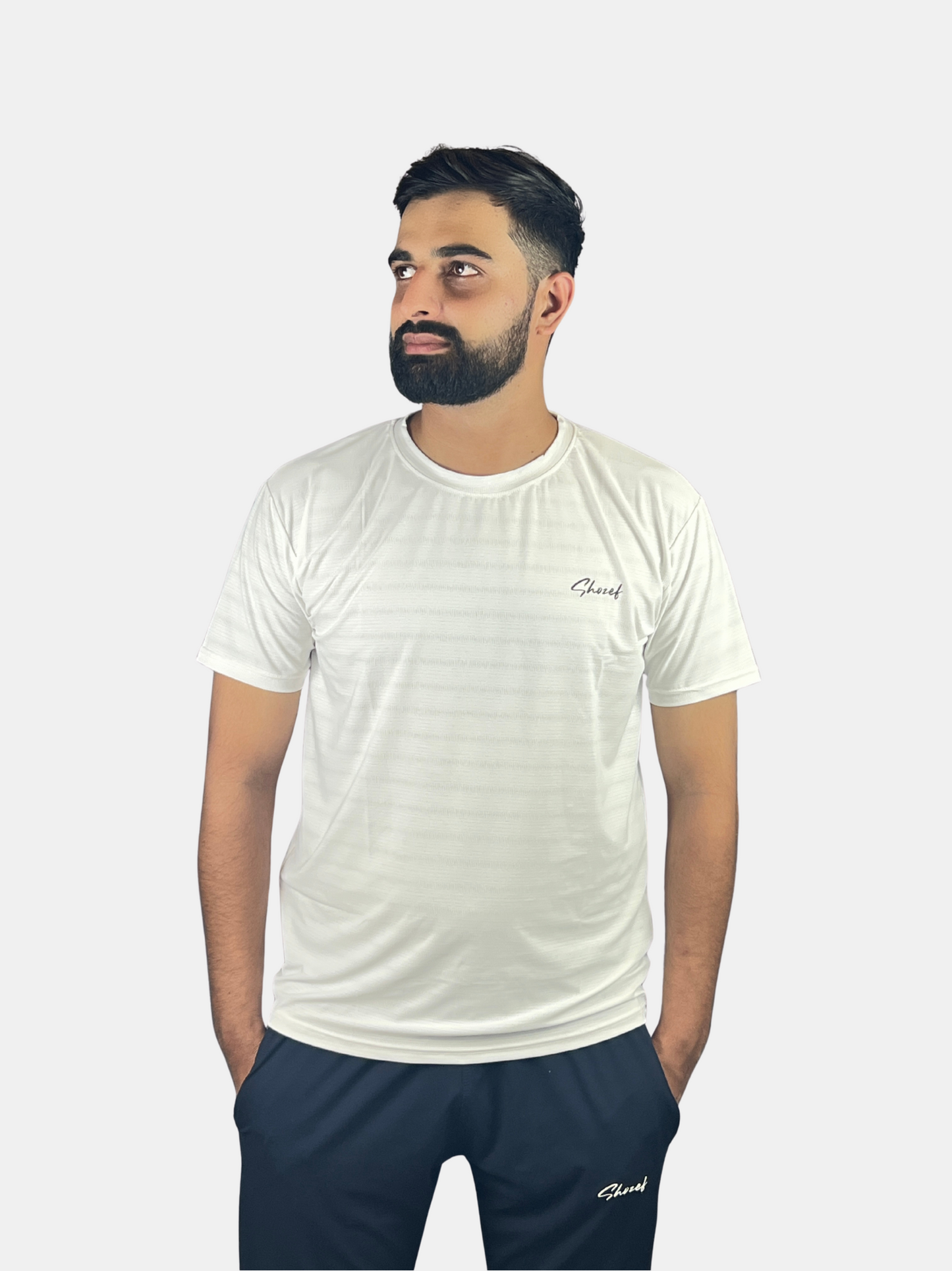 Shozef Elite Dryfit imported Tee - White