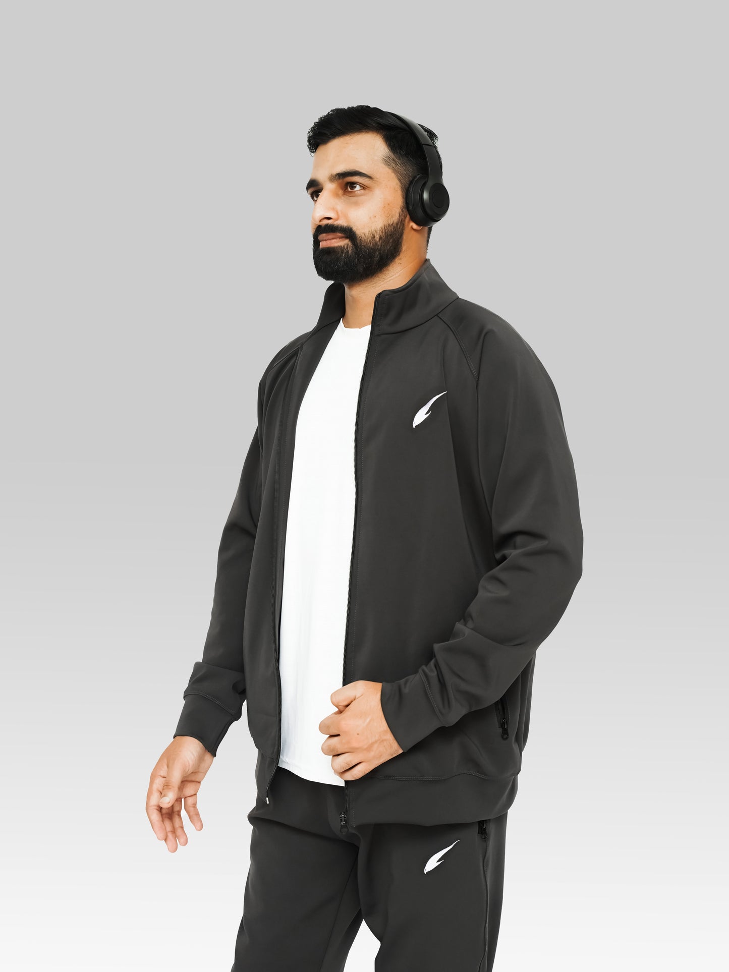 Shozef PrimeFlex Tracksuit Charcoal Grey