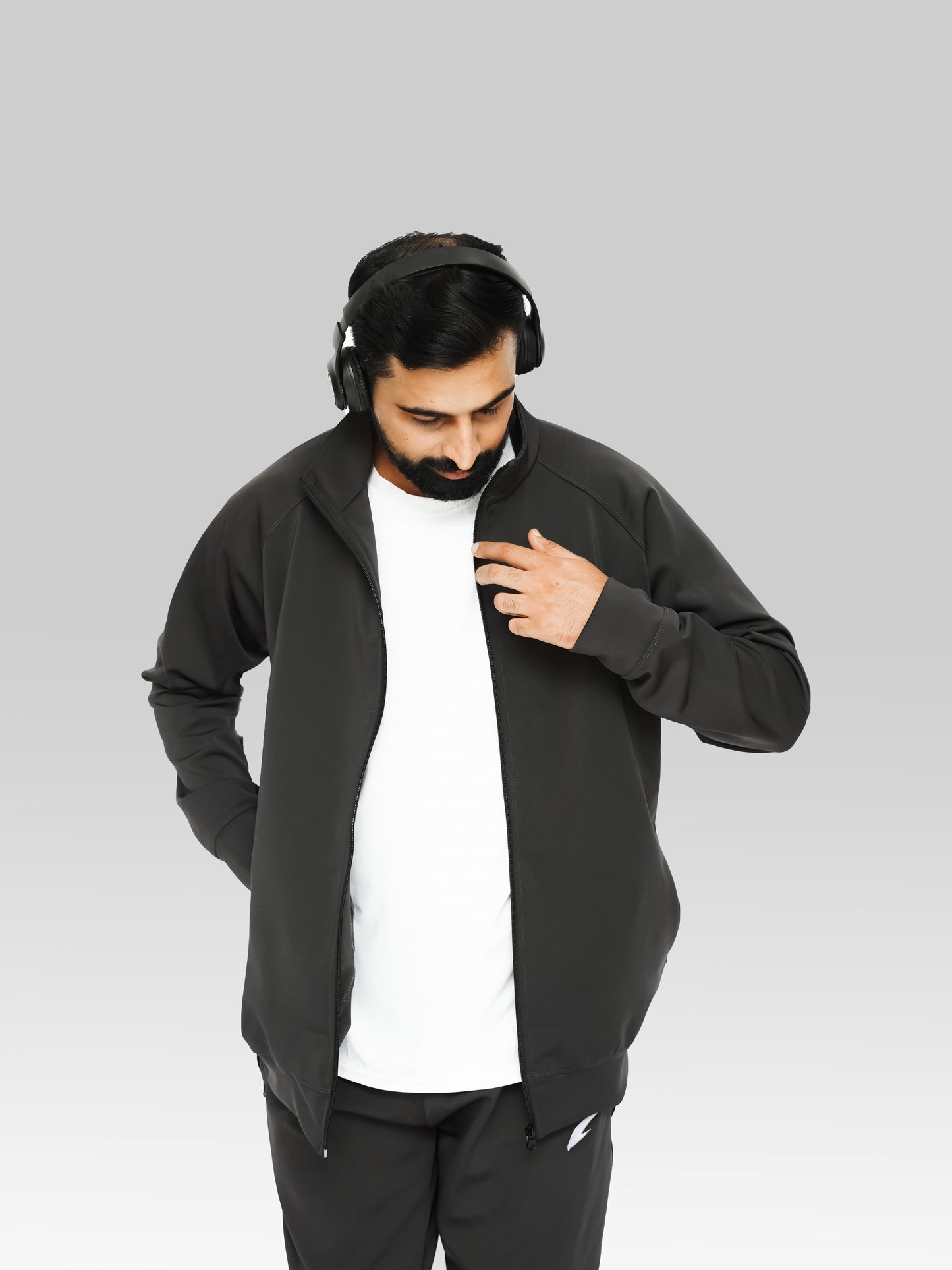 Shozef PrimeFlex Tracksuit Charcoal Grey