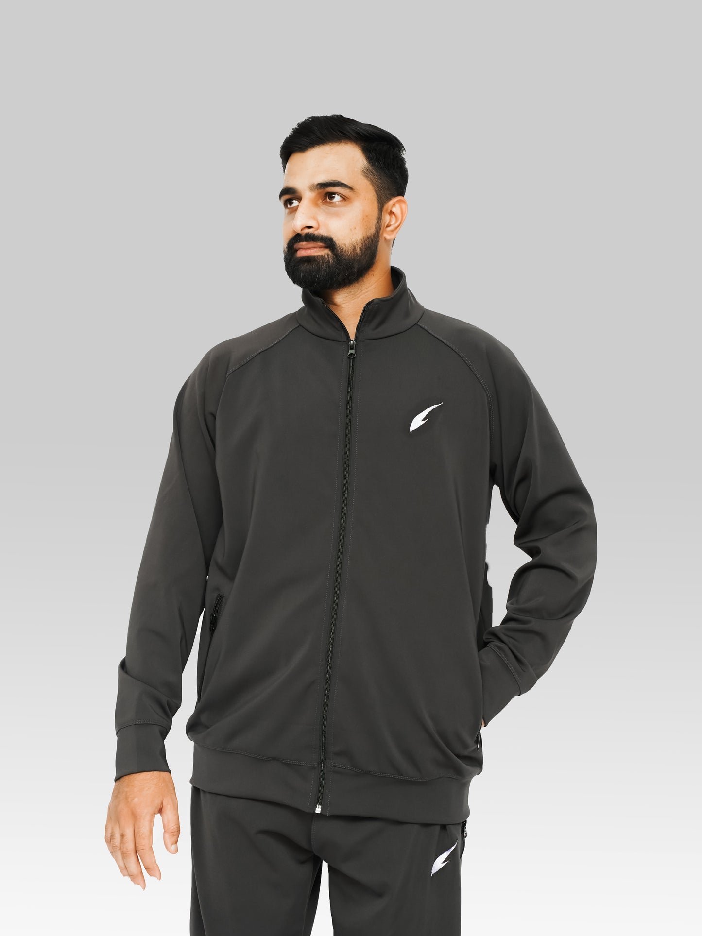 Shozef PrimeFlex Tracksuit Charcoal Grey