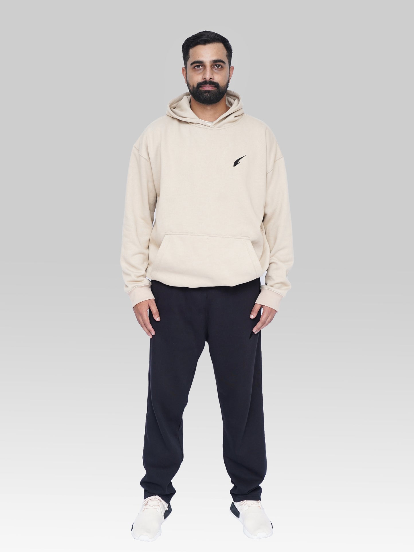 Classic Oversized Hoodie – Beige
