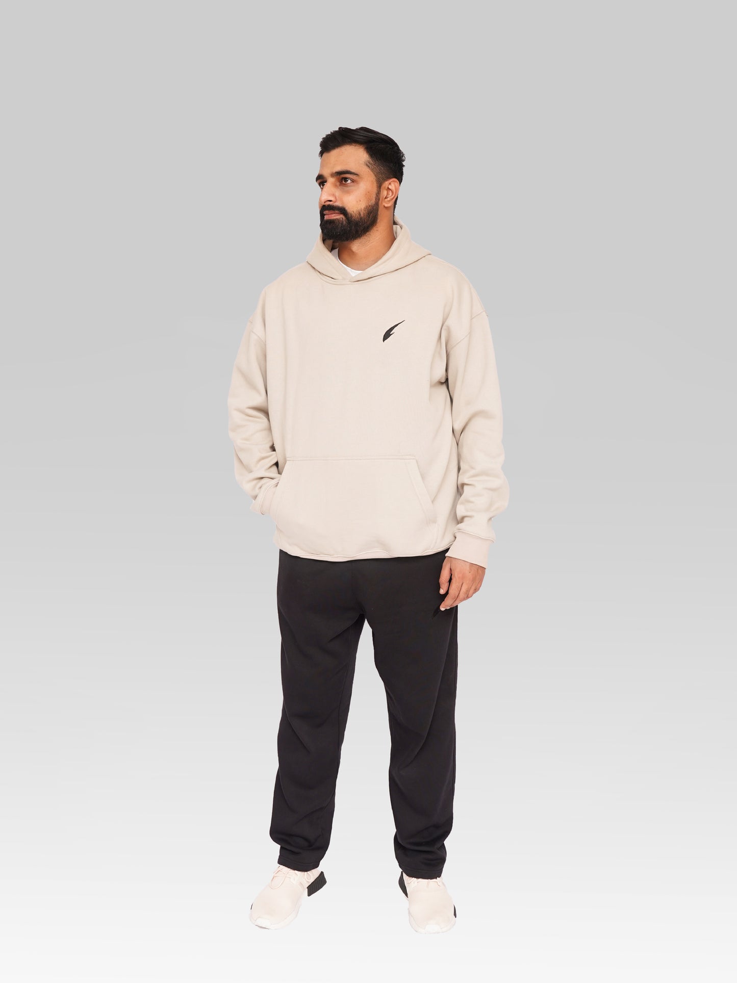 Classic Oversized Hoodie – Beige