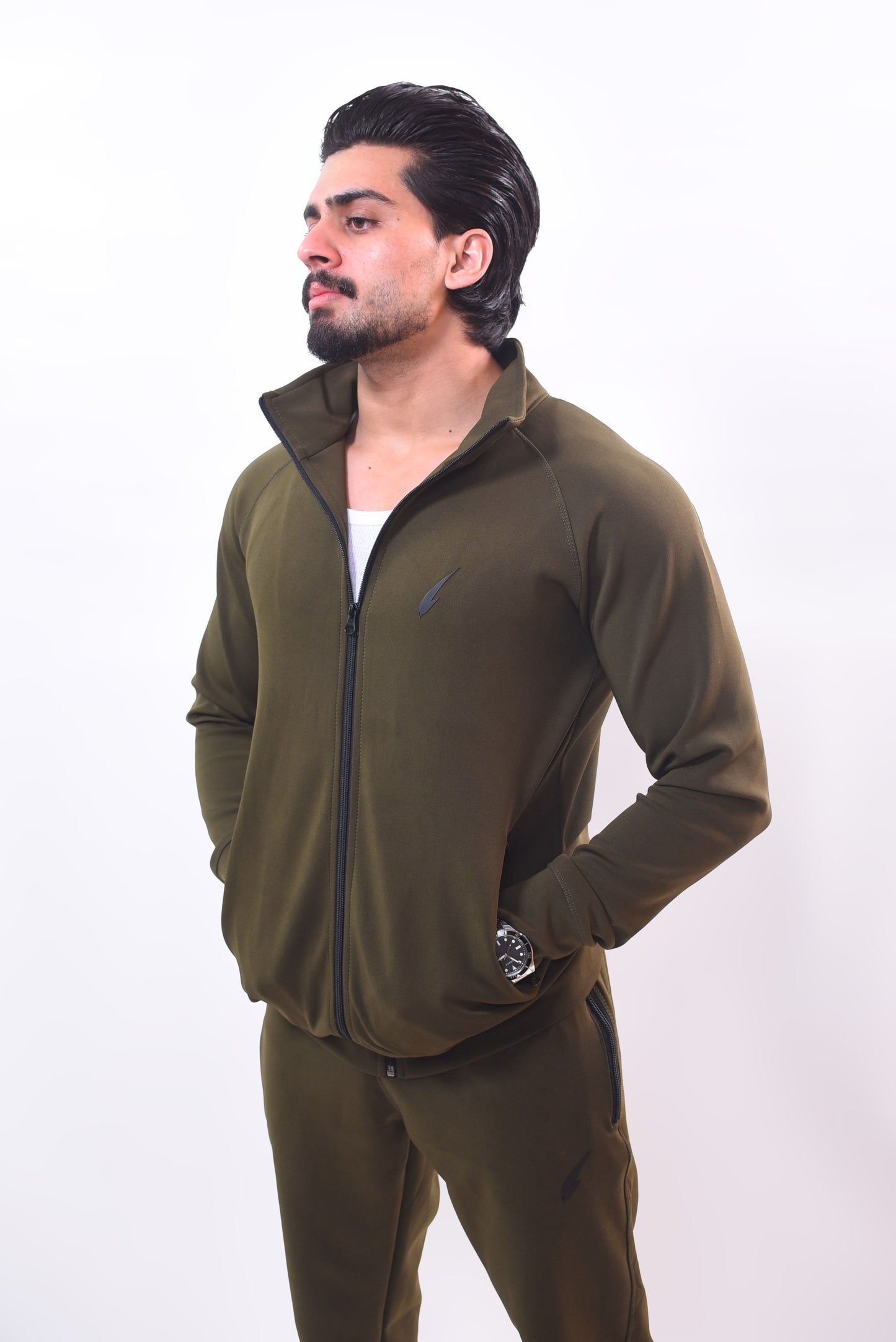 Shozef PrimeFlex Tracksuit Olive Green