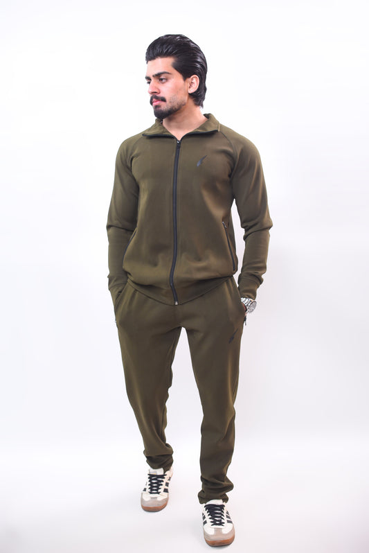 Shozef PrimeFlex Tracksuit Olive Green