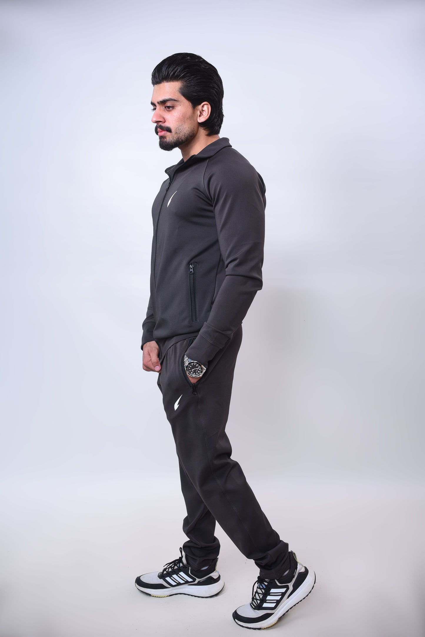 Shozef PrimeFlex Tracksuit Charcoal Grey