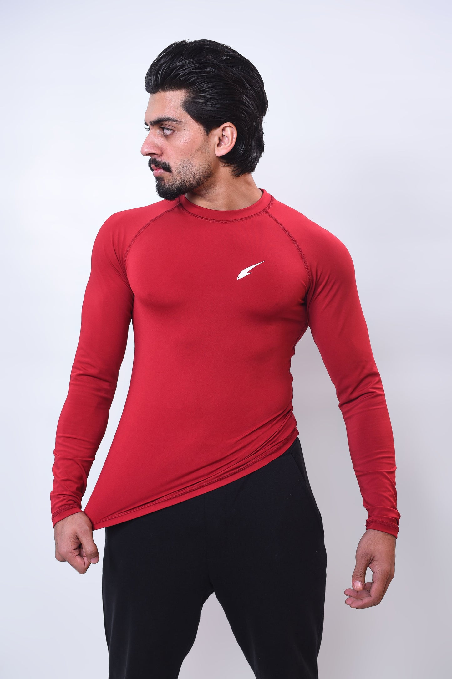Ignite Performance Compression Long Sleeves Maroon