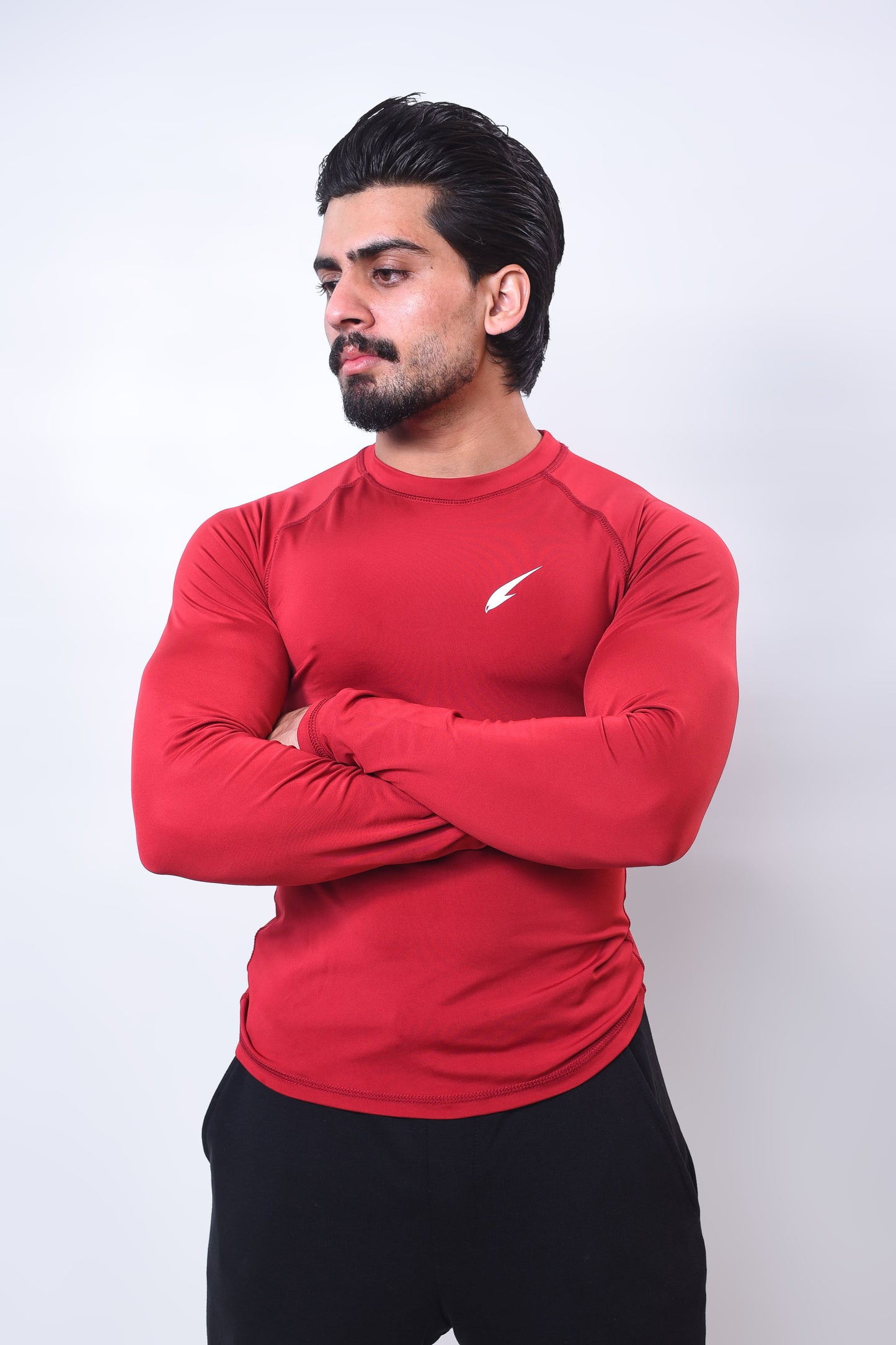 Ignite Performance Compression Long Sleeves Maroon