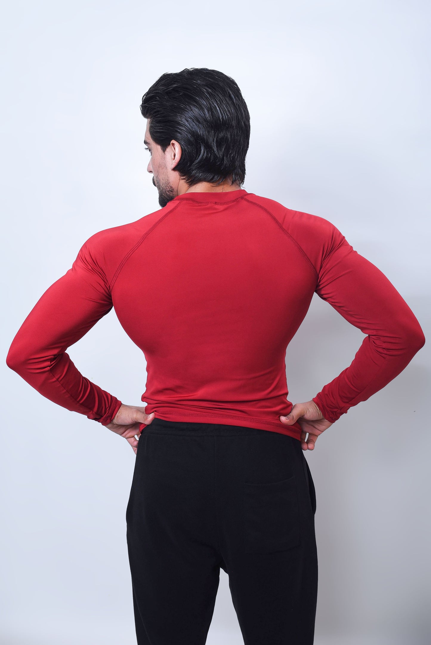 Ignite Performance Compression Long Sleeves Maroon