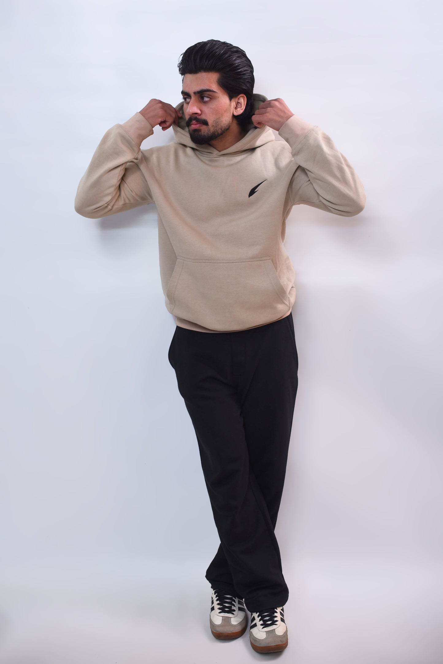 Classic Oversized Hoodie – Beige