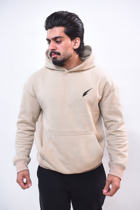 Classic Oversized Hoodie – Beige