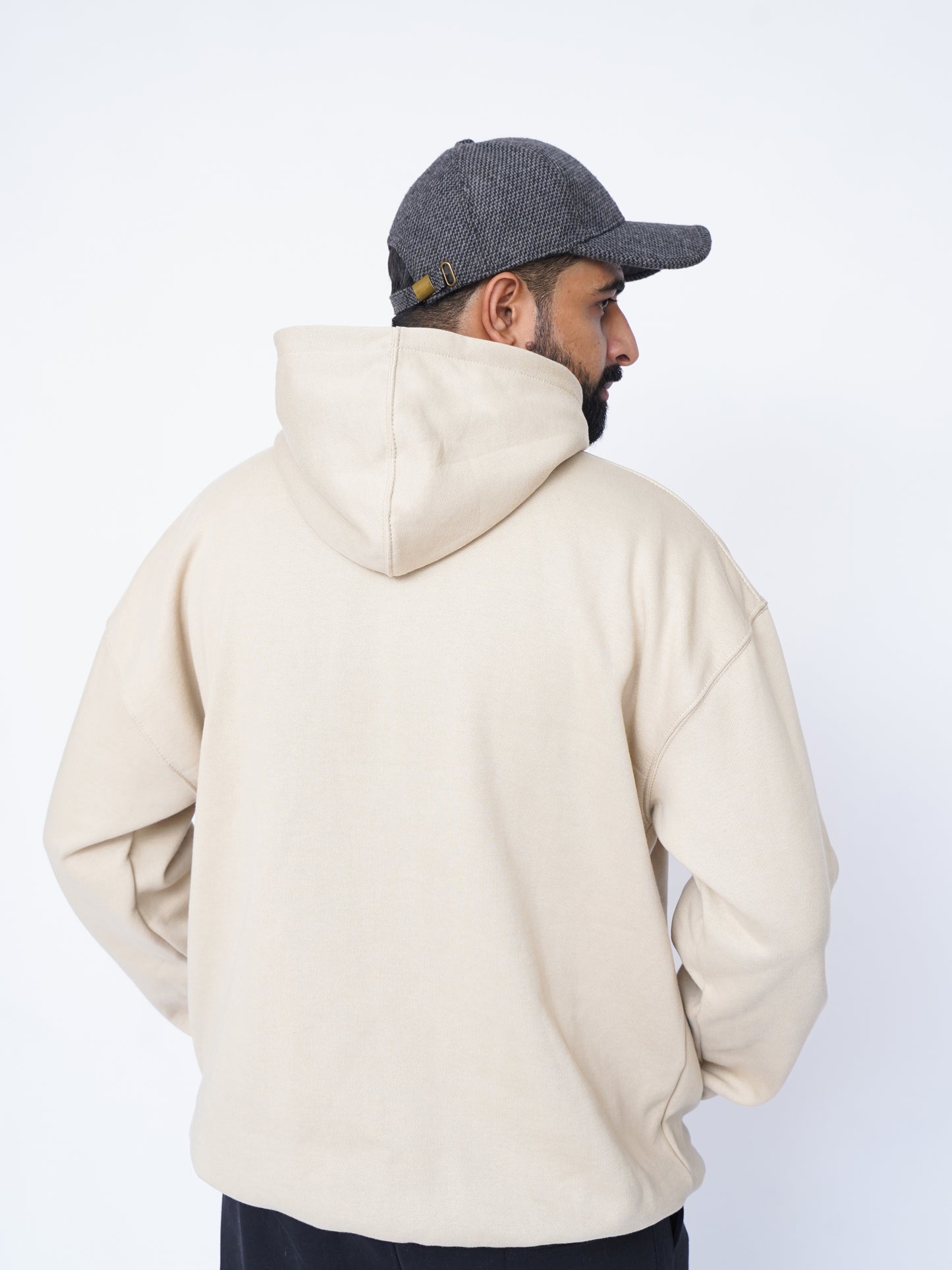 Classic Oversized Hoodie – Beige