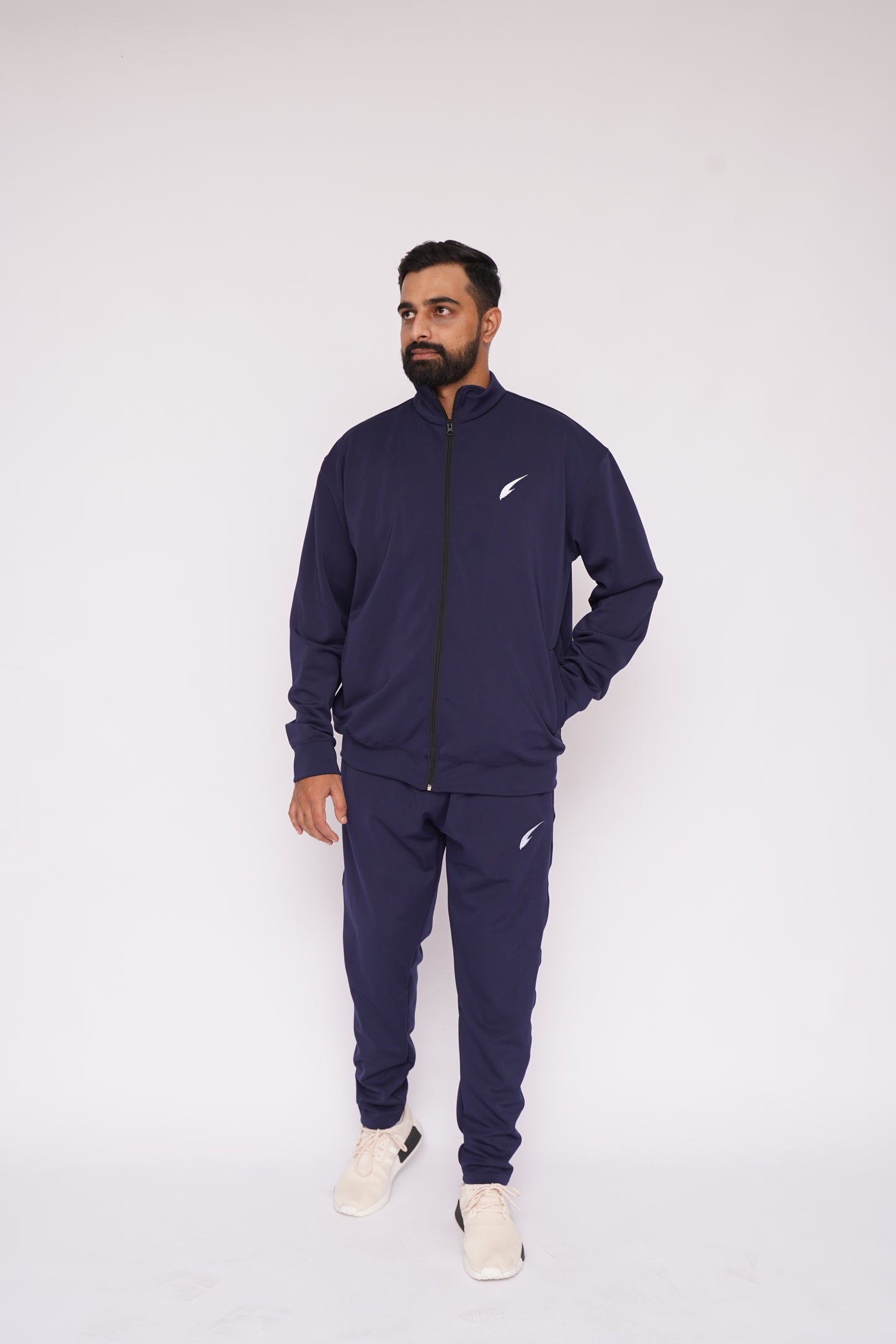 Shozef Performance Zipper Navy