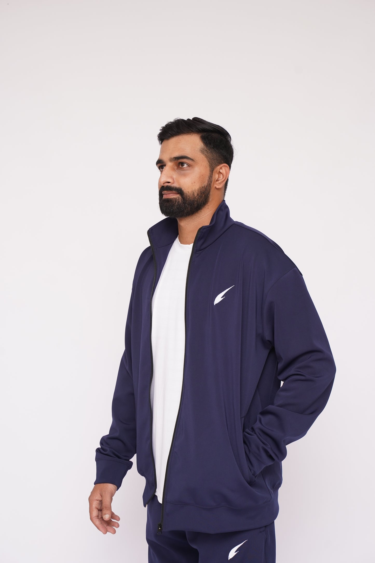 Shozef Performance Zipper Navy