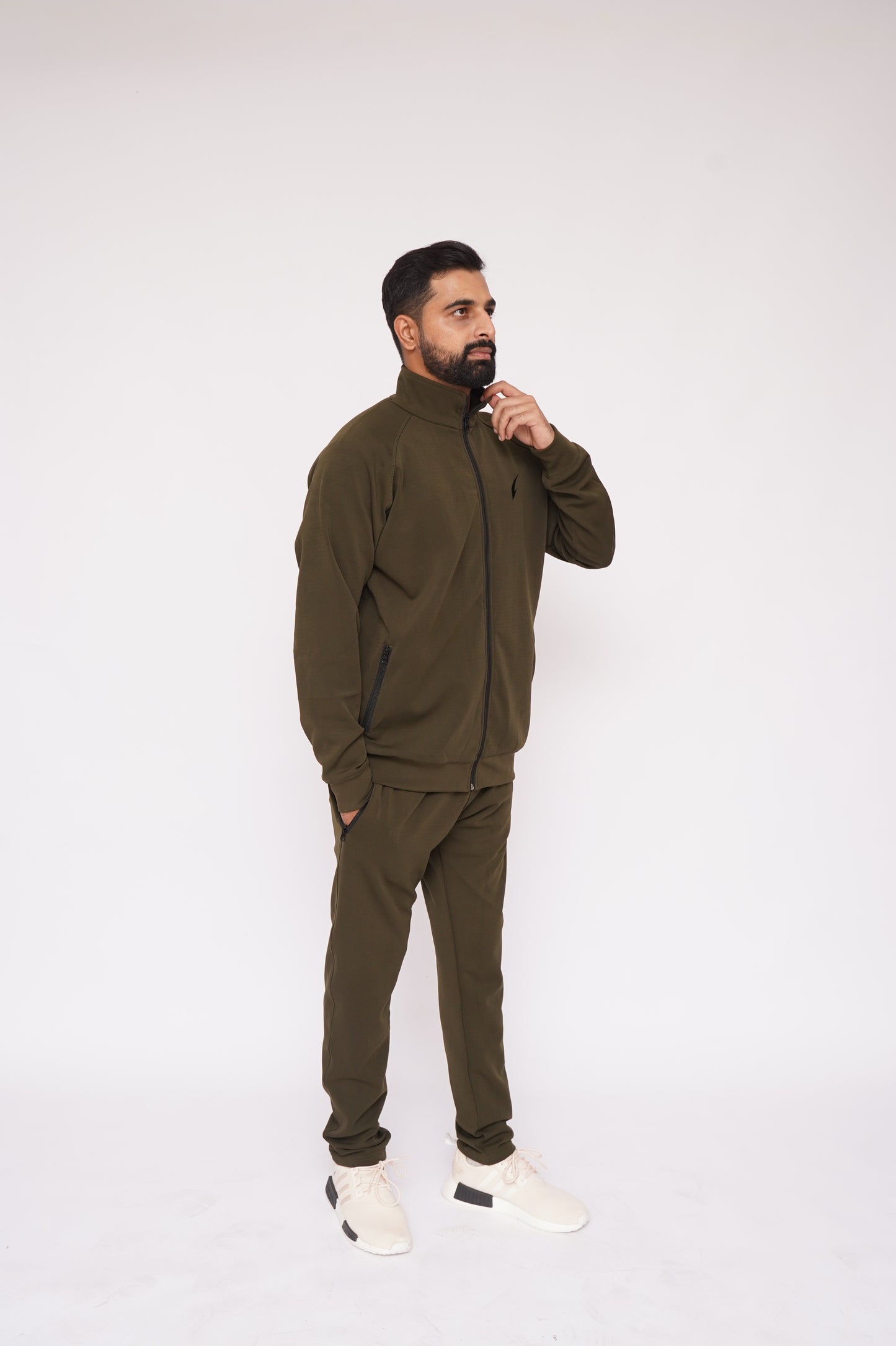 Shozef Performance Zipper Olive