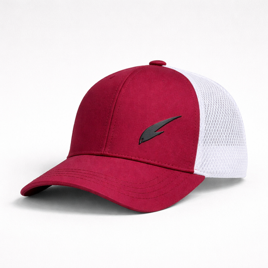 Shozef Fitted Cap Maroon