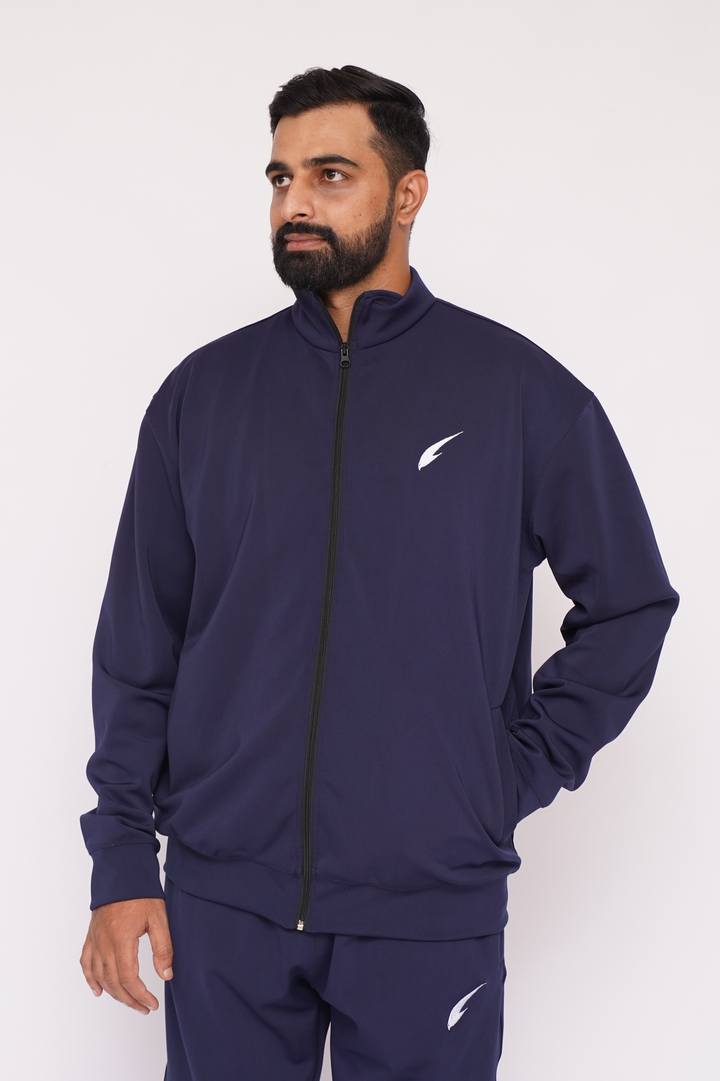 Shozef Performance Zipper Navy