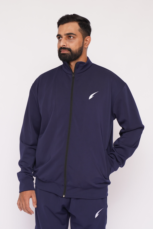Shozef Performance Zipper Navy
