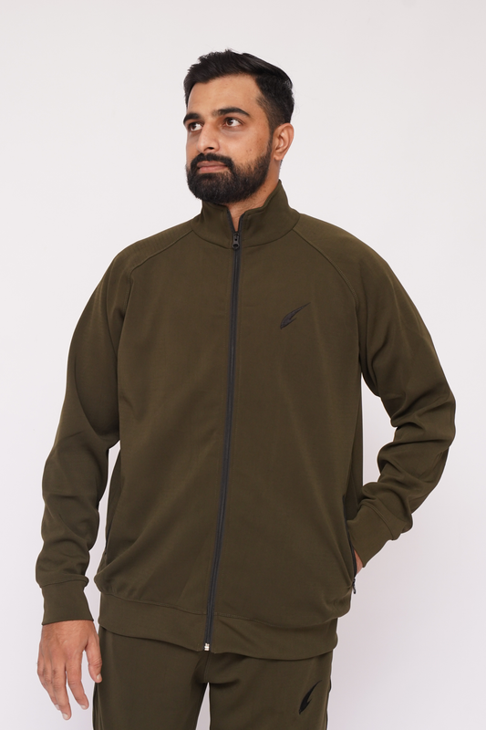 Shozef Performance Zipper Olive