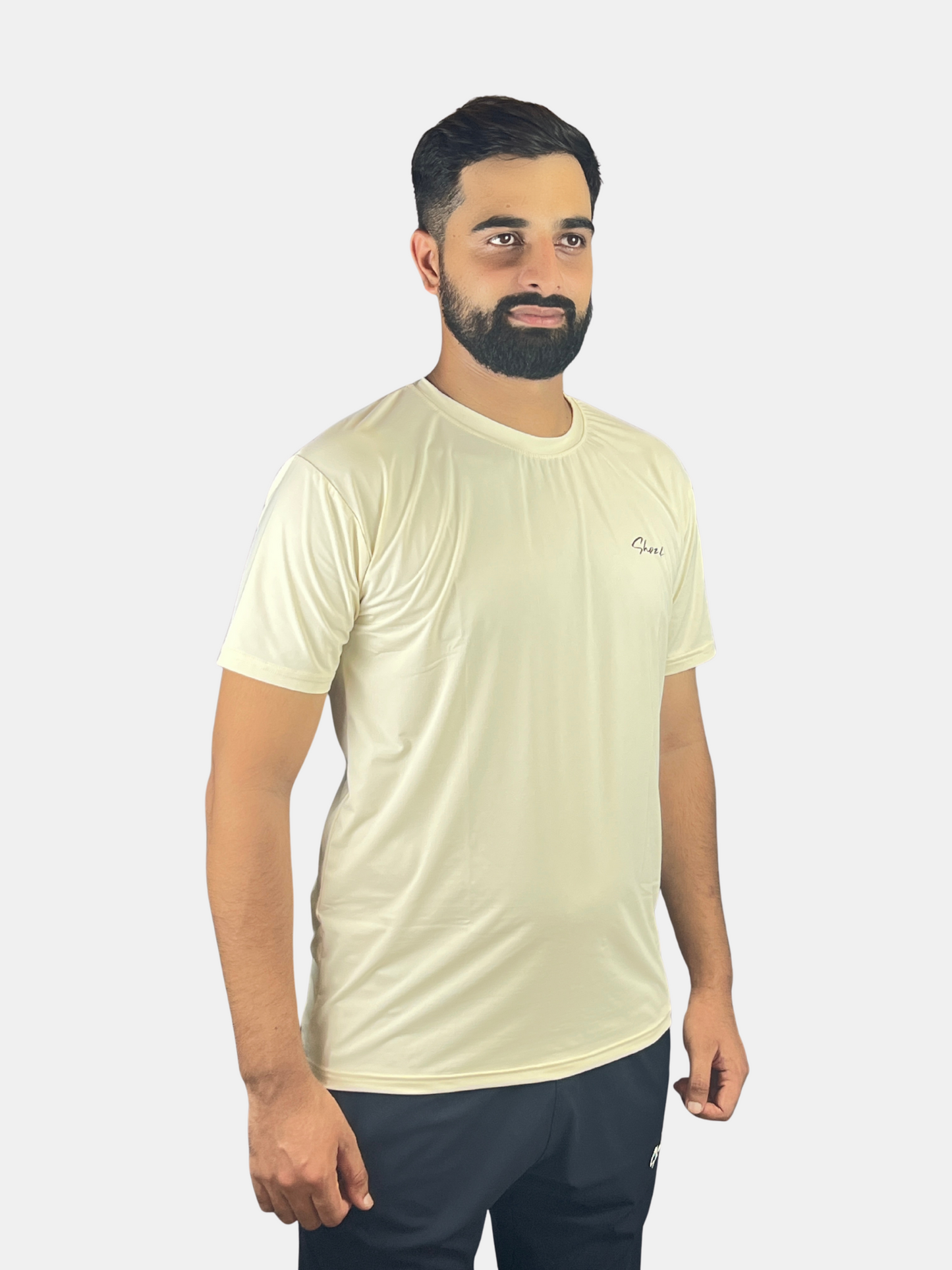 Shozef Elite Dryfit imported Tee -Off White